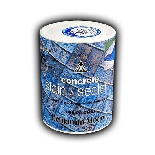 Benjamin Moore 098 Concrete Stain & Sealer Βερνίκι Πολυουρεθάνης Εμποτισμού Πέτρας Νερού 0,75 Ltr