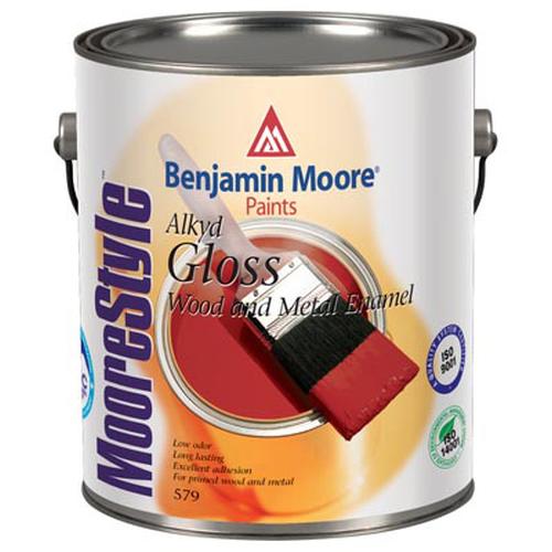 Benjamin Moore 579 MooreStyle Gloss Wood & Metal Αλκυδική Ριπολίνη Γυαλιστερή 