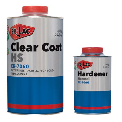 CLEAR COAT HS ER-7050 + HARDENER(3:1) A+B 1,5 Ltr