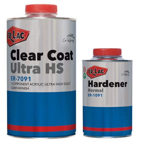 CLEAR COAT ULTRA HS ER-7091 + HARDENER (2:1) (A+B 1,5 Ltr)