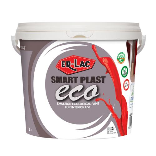 Erlac Smart Plast Eco Άοσμο Οικολογικό Πλενόμενο Πλαστικό Χρώμα 0,750Ltr