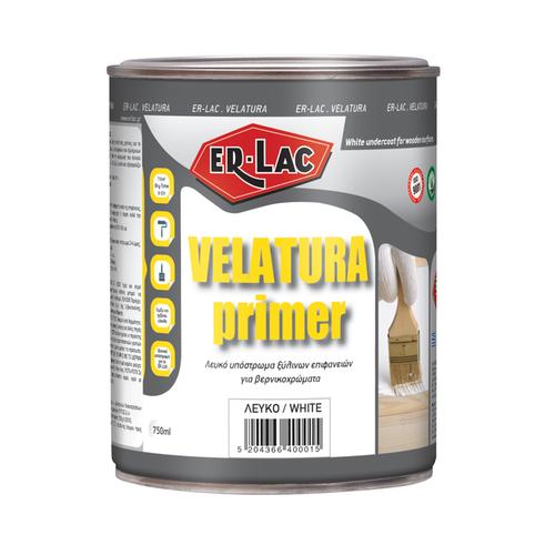 Erlac Velatura Λευκό Υπόστρωμα Για Βερνικοχρώματα 0,75 Ltr